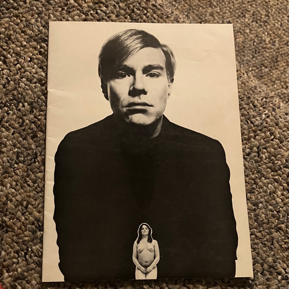 Andy Warhol Rare Original Programme to “Pork” printed in London 1971
